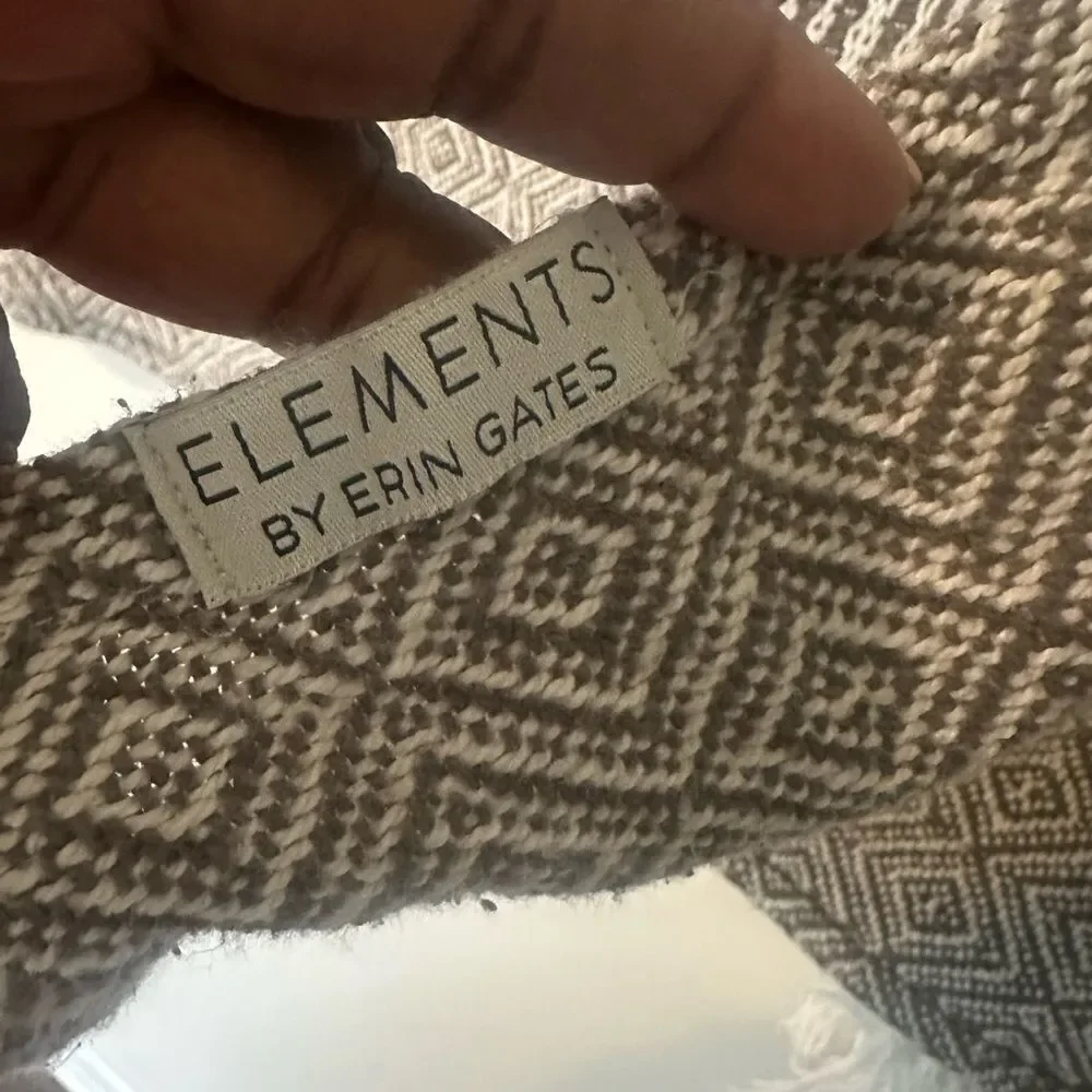Elements by Erin Gates Printed Throw Blanket 50”x60”